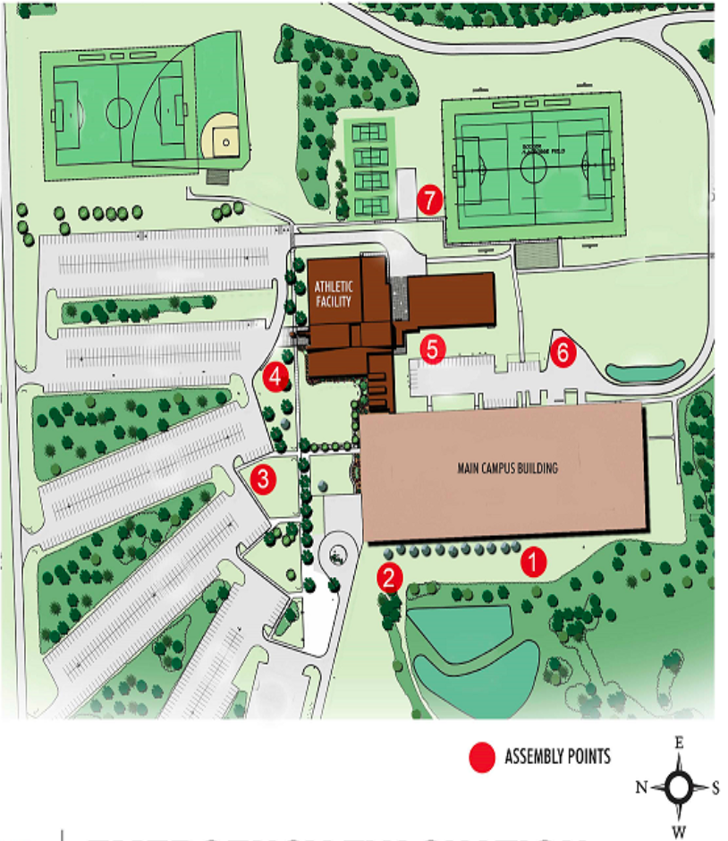 Map of Emergency Assembly Points