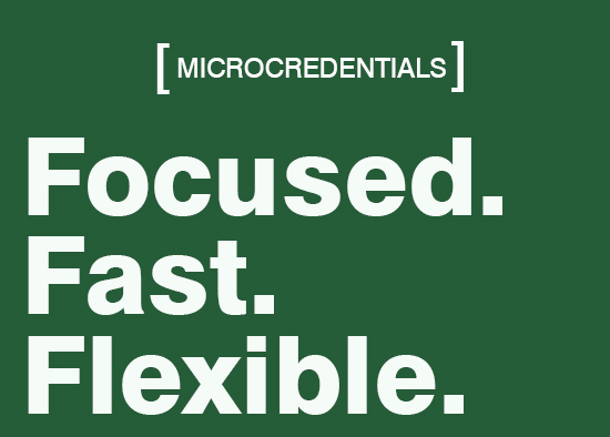 ad for microcredentials