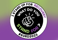 stand up for recovery logo